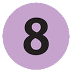 Métro 8 Logo